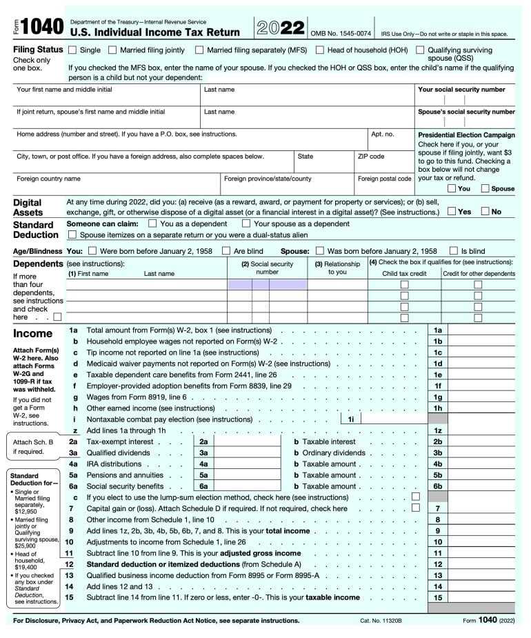 Benefits of using Form 1040-A