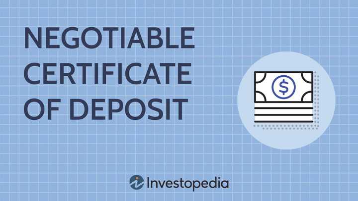 What is a Negotiable Certificate of Deposit?