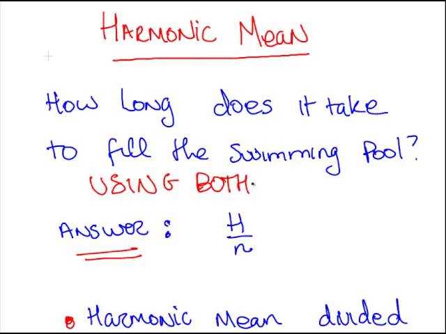 What is Harmonic Mean?