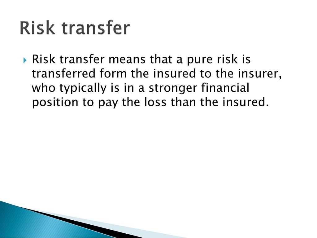 The Importance of Transfer of Risk in Corporate Insurance