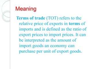 3. Tariffs and Trade Barriers