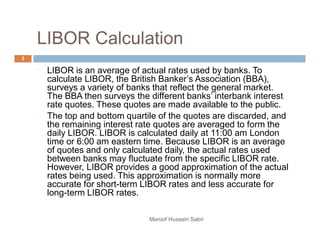 Definition of LIBOR
