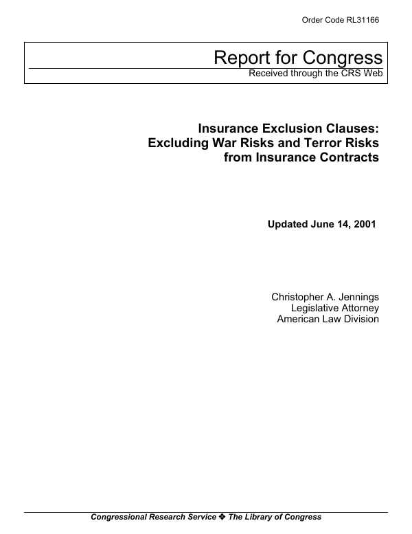 Identifying Covered Risks