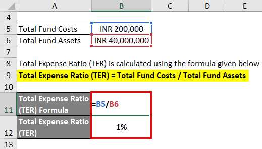 Calculating the Total Expense Ratio