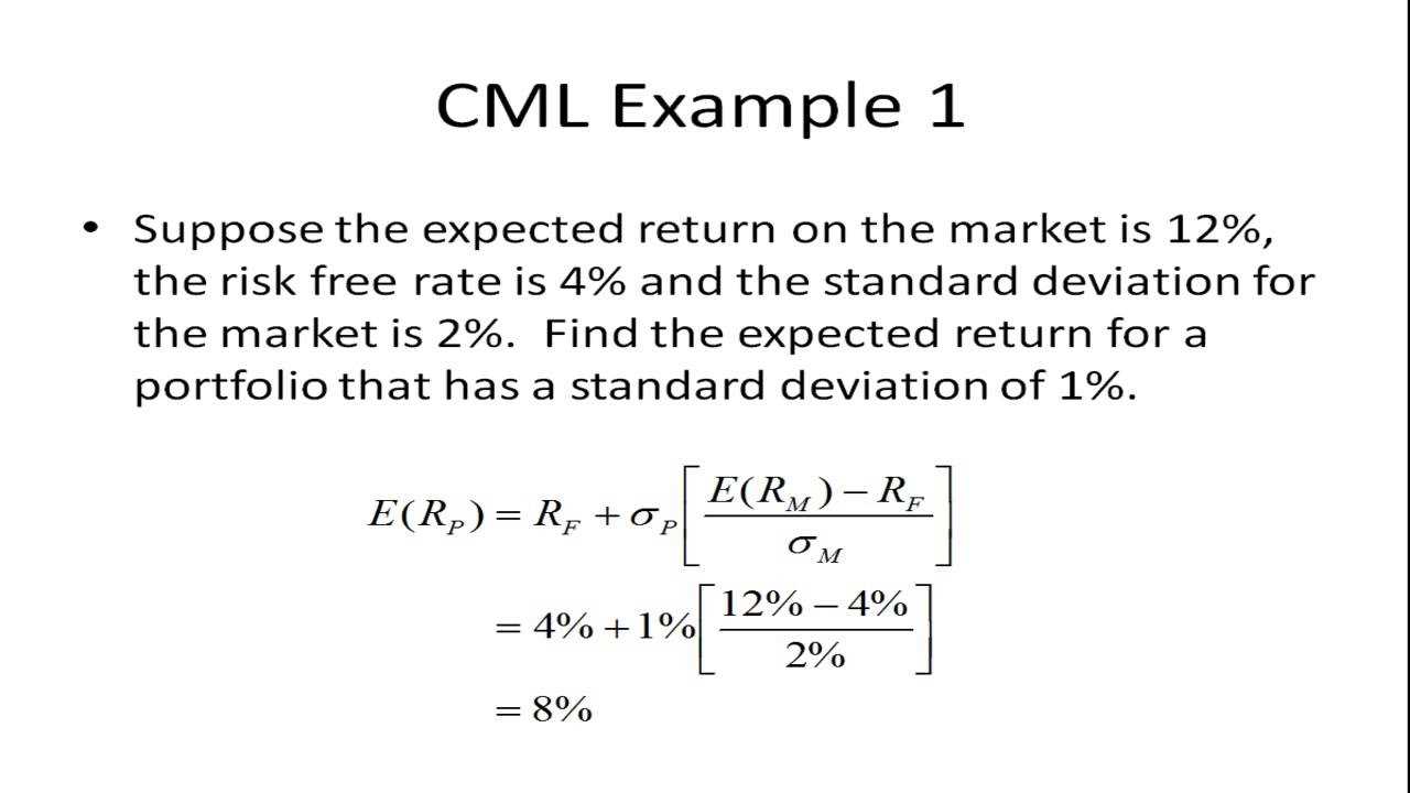 Calculating the CML